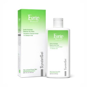 ژل شستشوی صورت حاوی سالیسیلیک اسید مناسب پوست چرب و دارای جوش 200 میل برند Evrin
